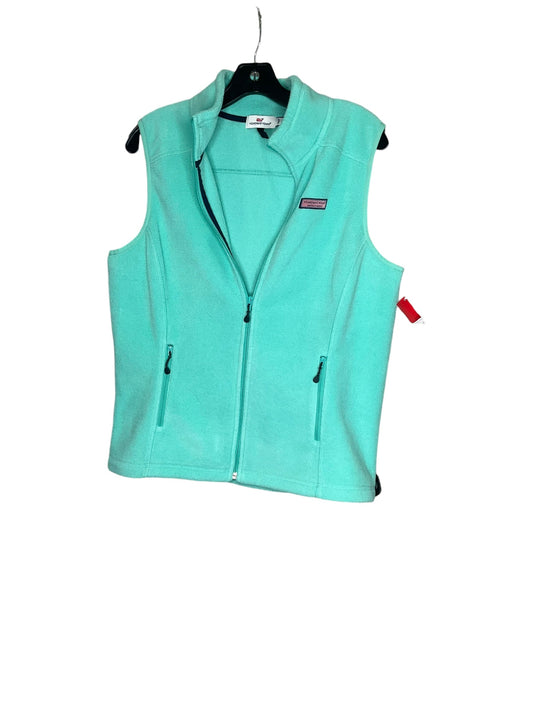 Vest Fleece By Vineyard Vines In Blue, Size: M