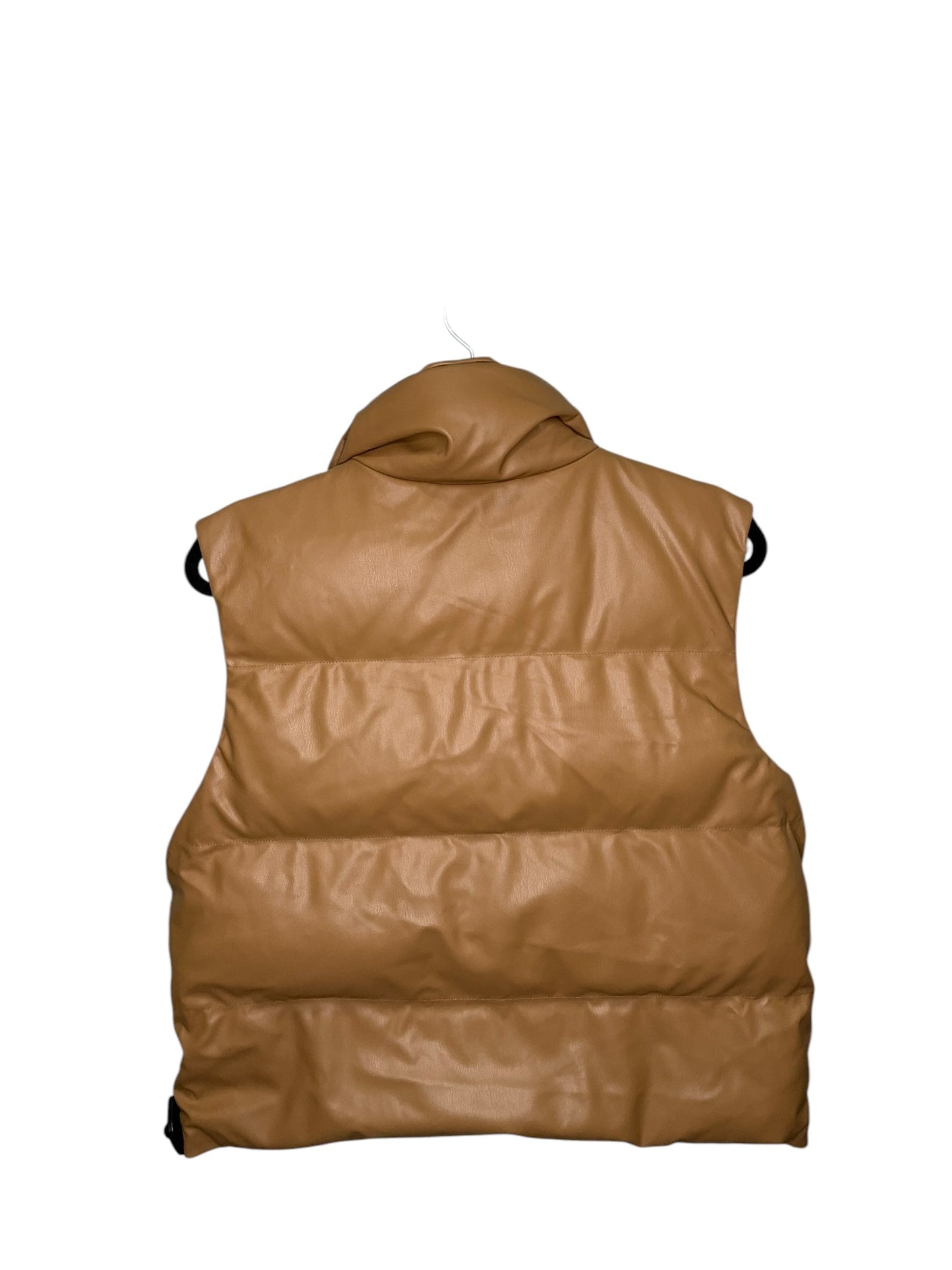 Vest Puffer & Quilted By A New Day In Brown, Size: M