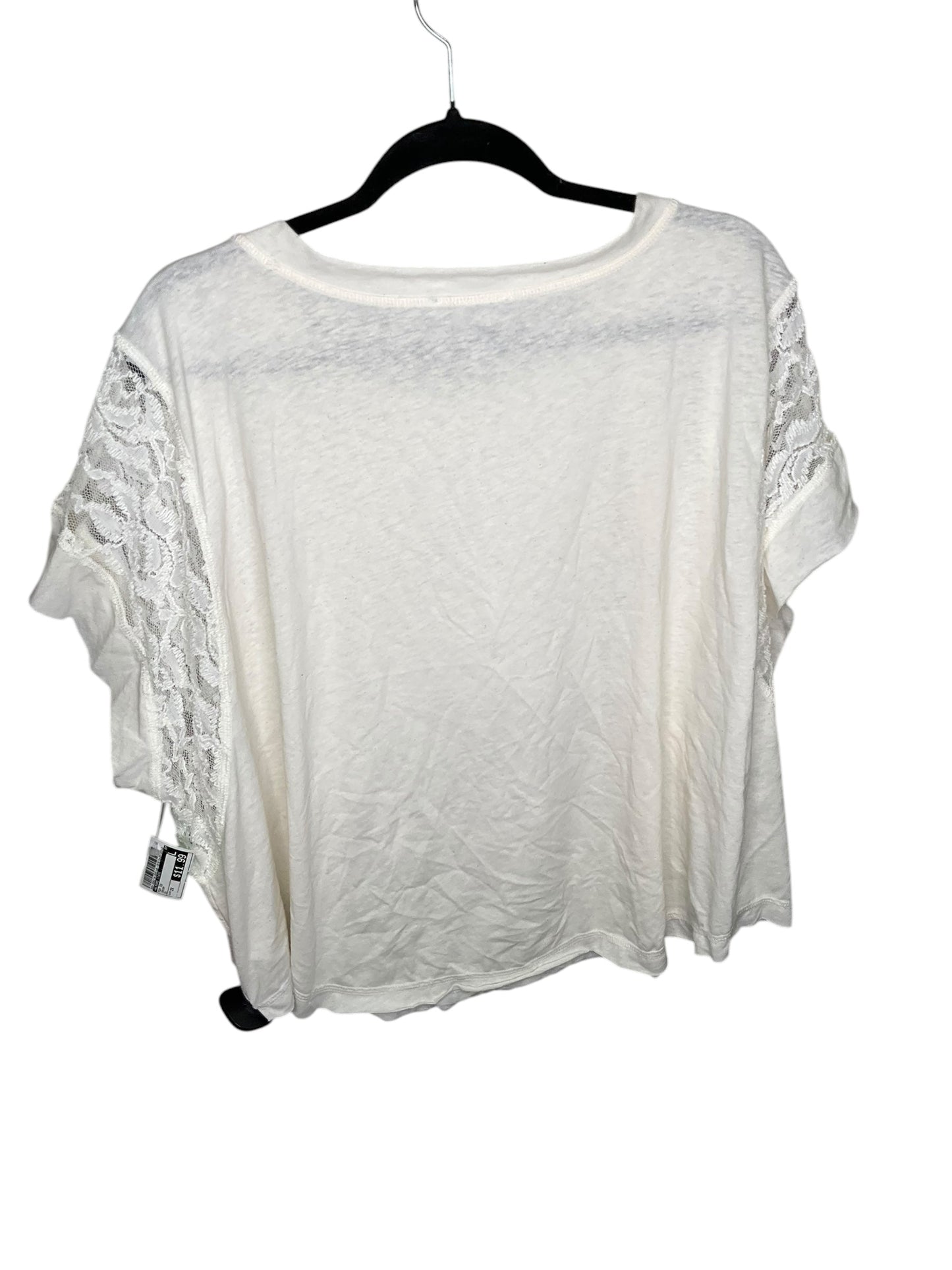 Top Short Sleeve By Altard State In Cream, Size: 2x