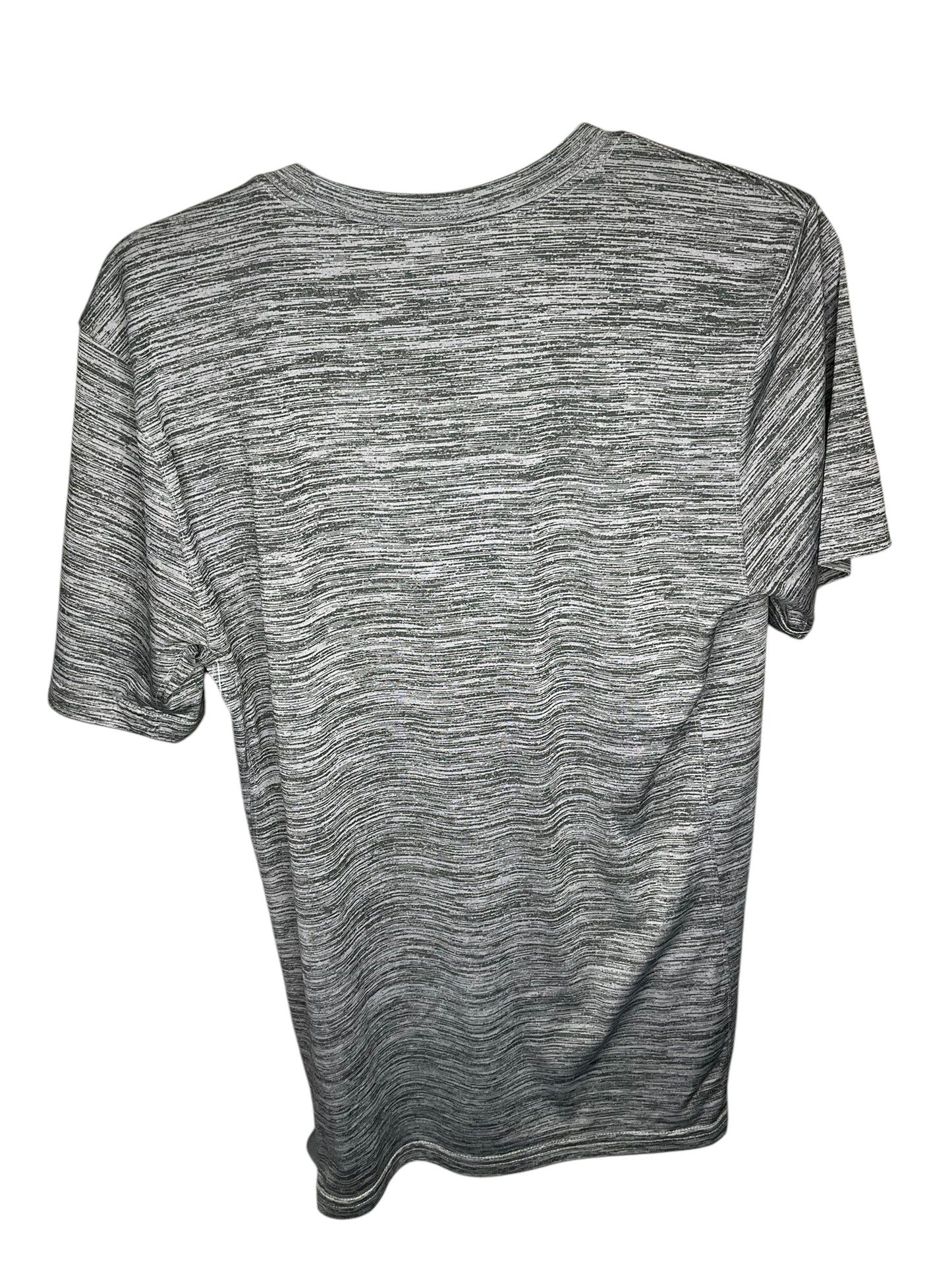 Athletic Top Short Sleeve By Nike Apparel In Grey, Size: S