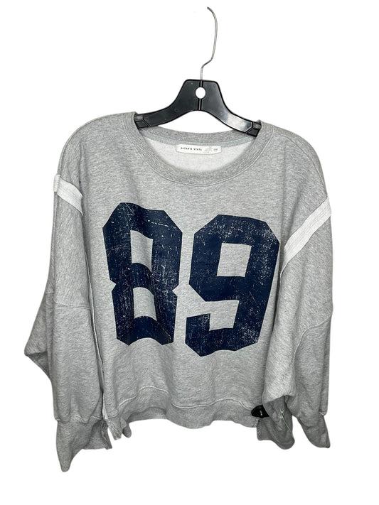 Sweatshirt Crewneck By Altard State In Grey, Size: S