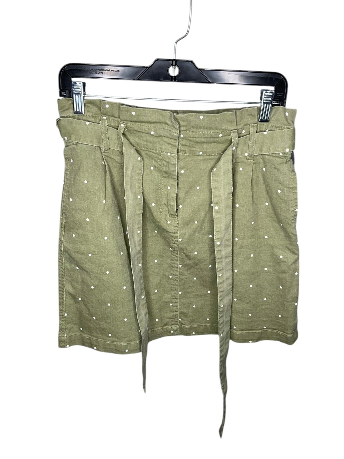 Skirt Mini & Short By Blu Pepper In Green, Size: M