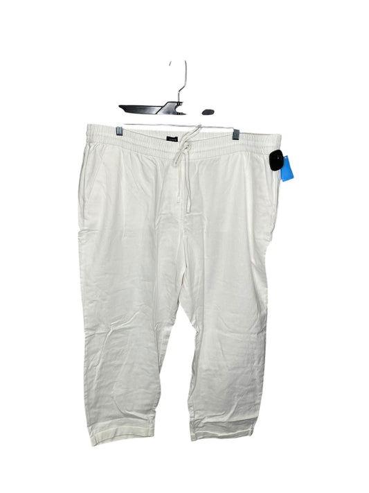 Pants Linen By J. Crew In White, Size: 18