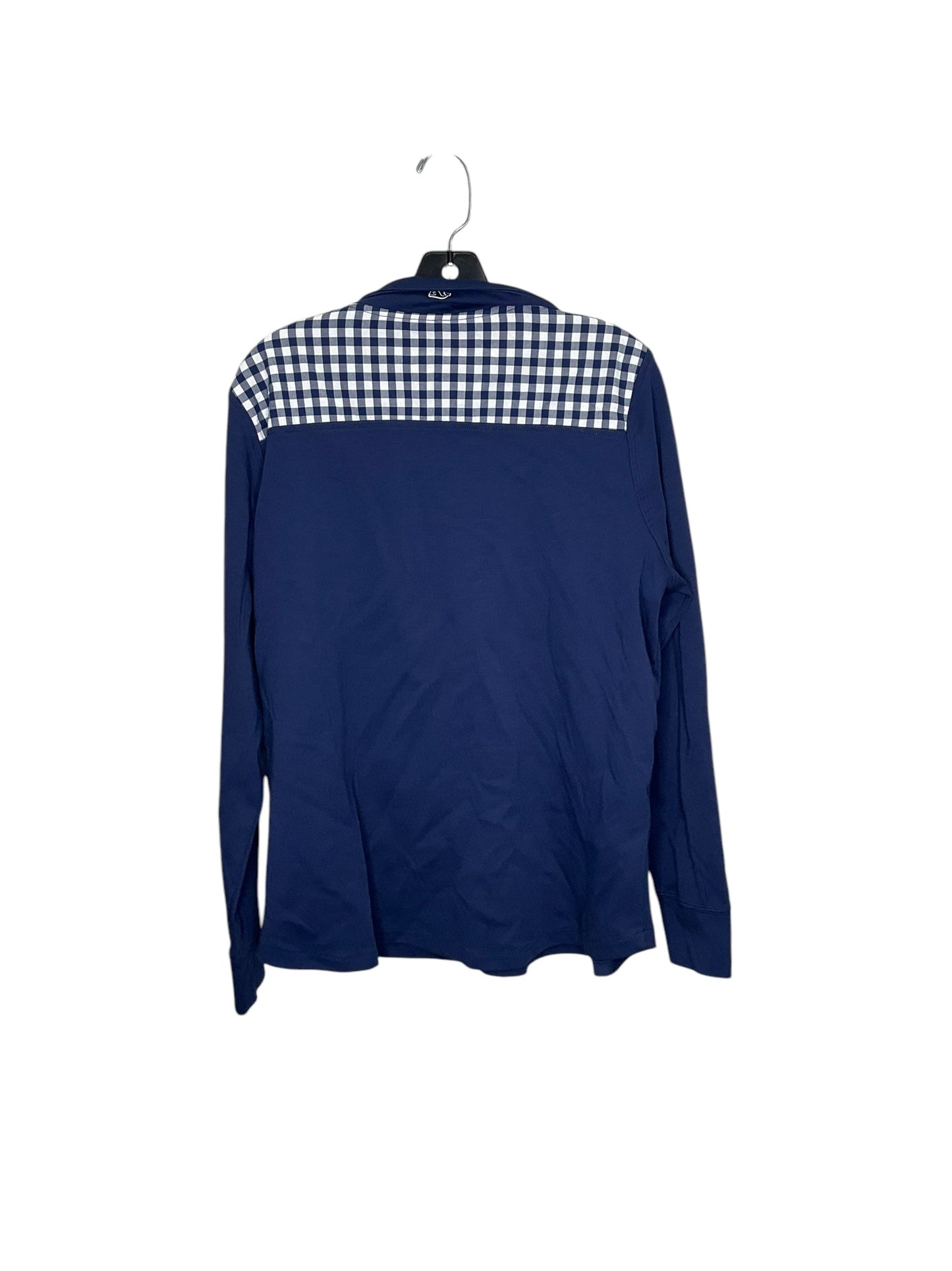 Sweatshirt Collar By Vineyard Vines In Navy, Size: Xl