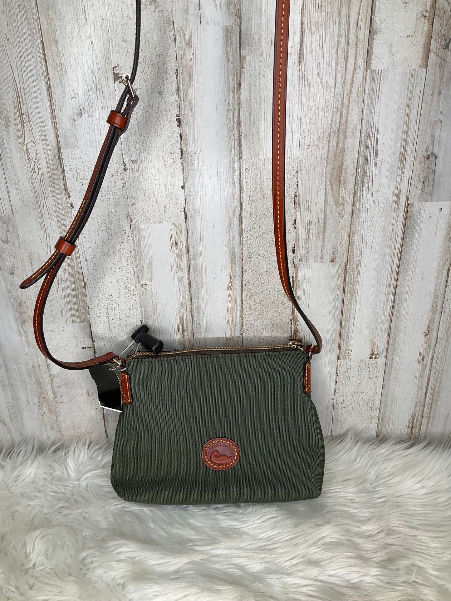 Green Crossbody Designer Dooney And Bourke, Size Small