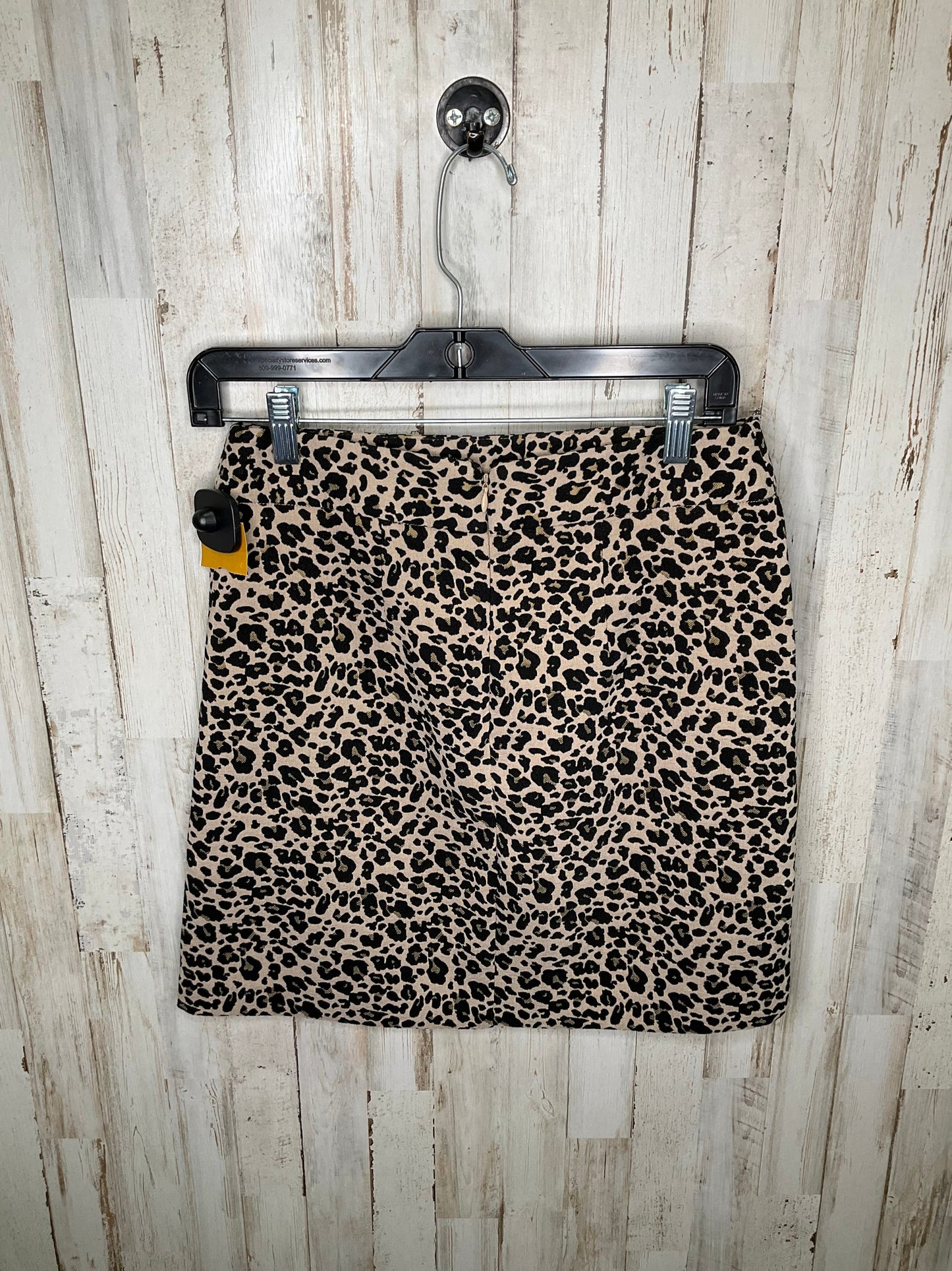 Animal Print Skirt Midi Loft, Size 0