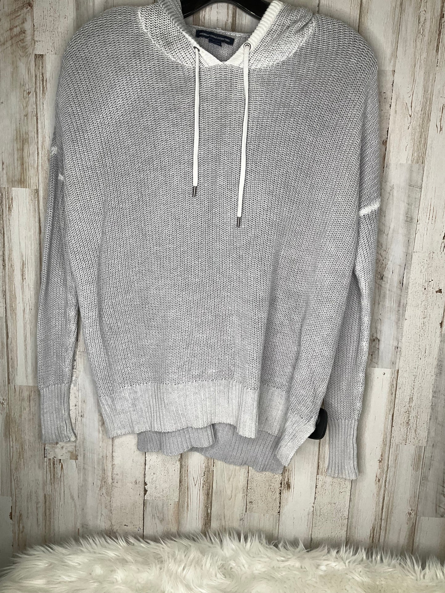 Grey Sweatshirt Hoodie American Eagle, Size Xs