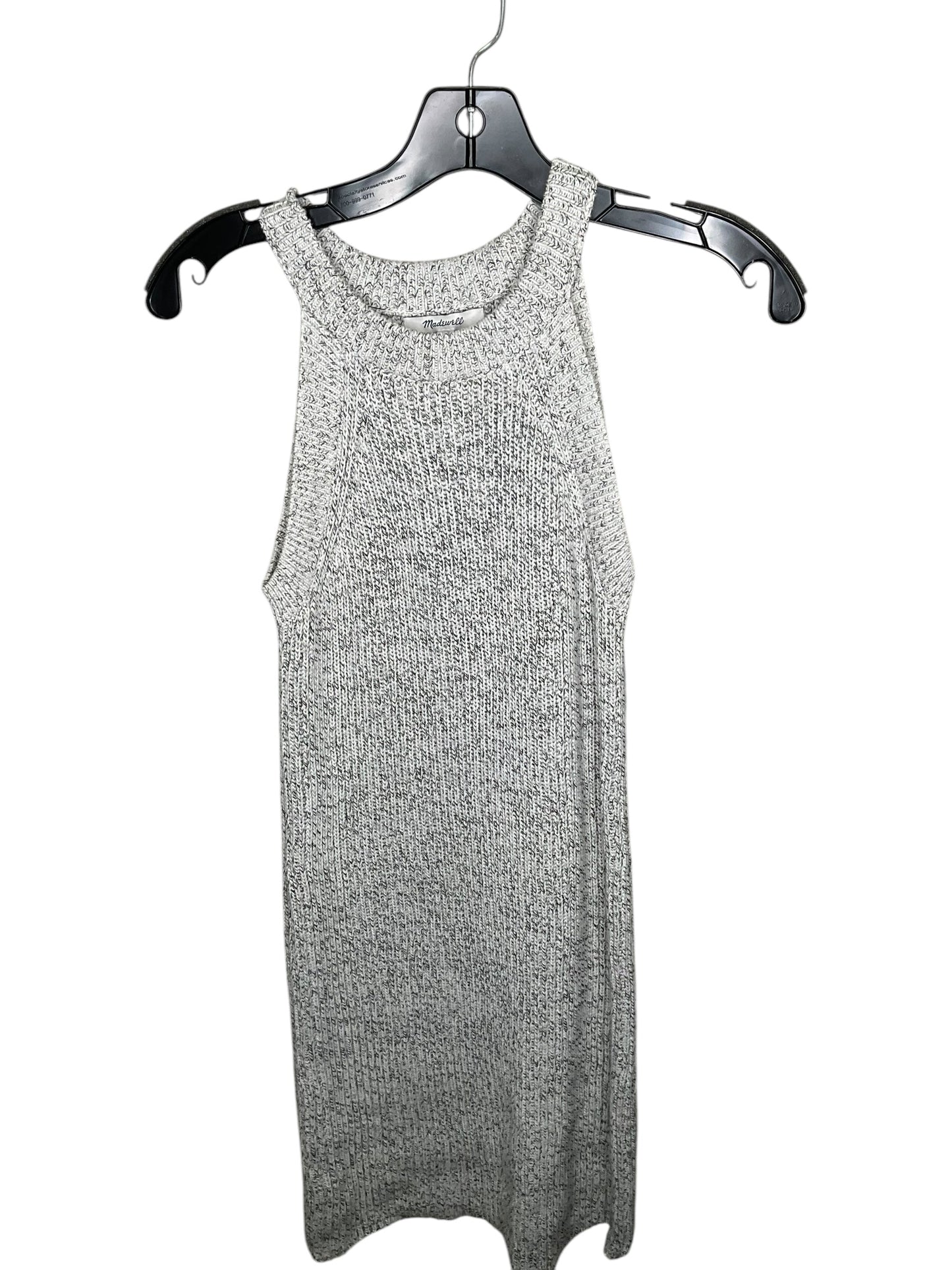 Dress Casual Midi By Madewell In Grey, Size: Xs