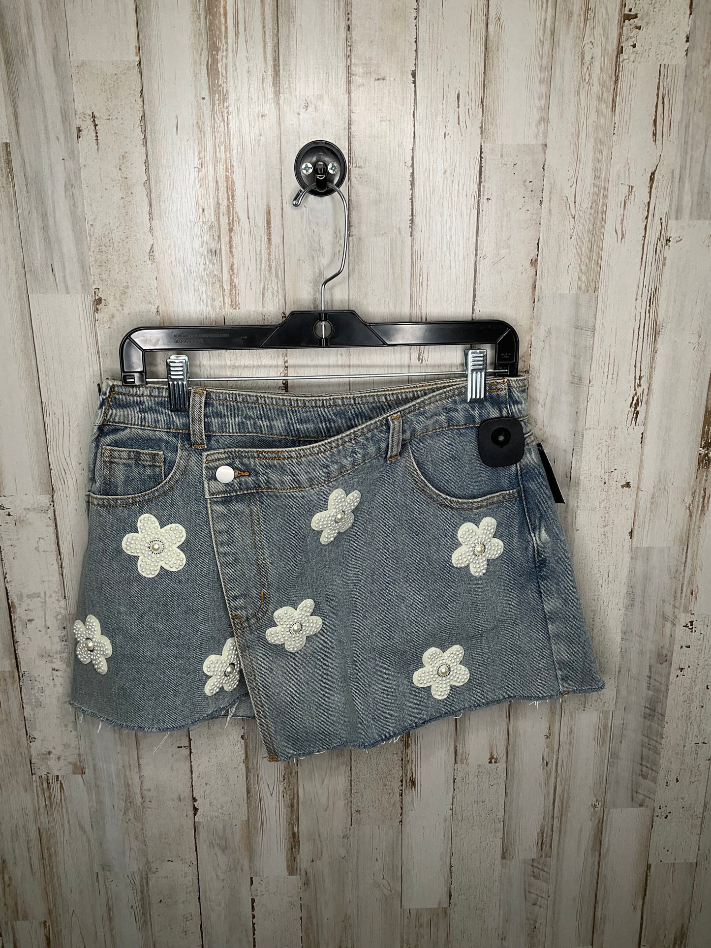 Blue Denim Shorts Pol, Size M