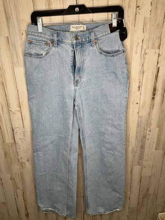 Blue Denim Jeans Boot Cut Abercrombie And Fitch, Size 6