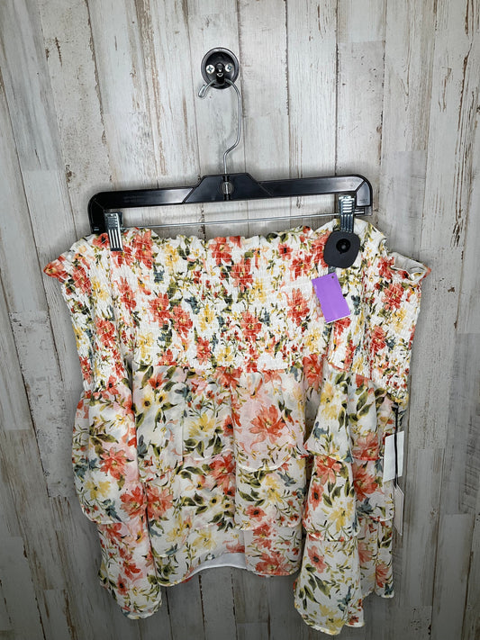 Floral Skirt Midi 1.state, Size 3x