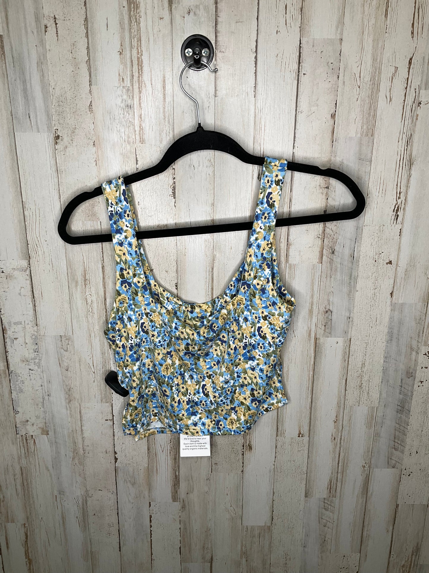 Floral Print Tank Top Clothes Mentor, Size S