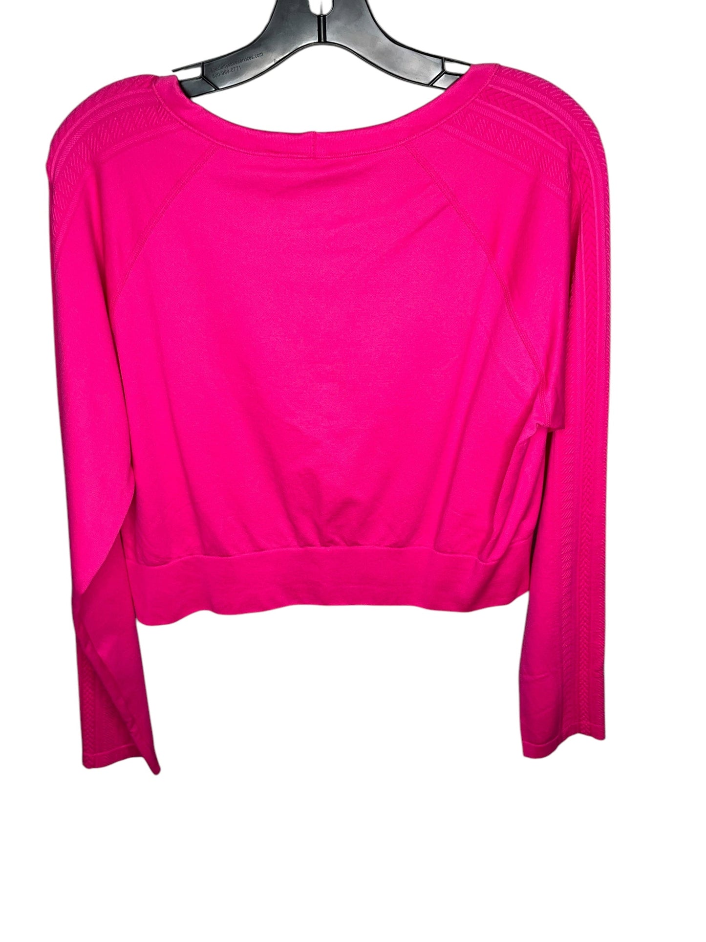 Athletic Top Long Sleeve Crewneck By Livi Active In Pink, Size: 2x