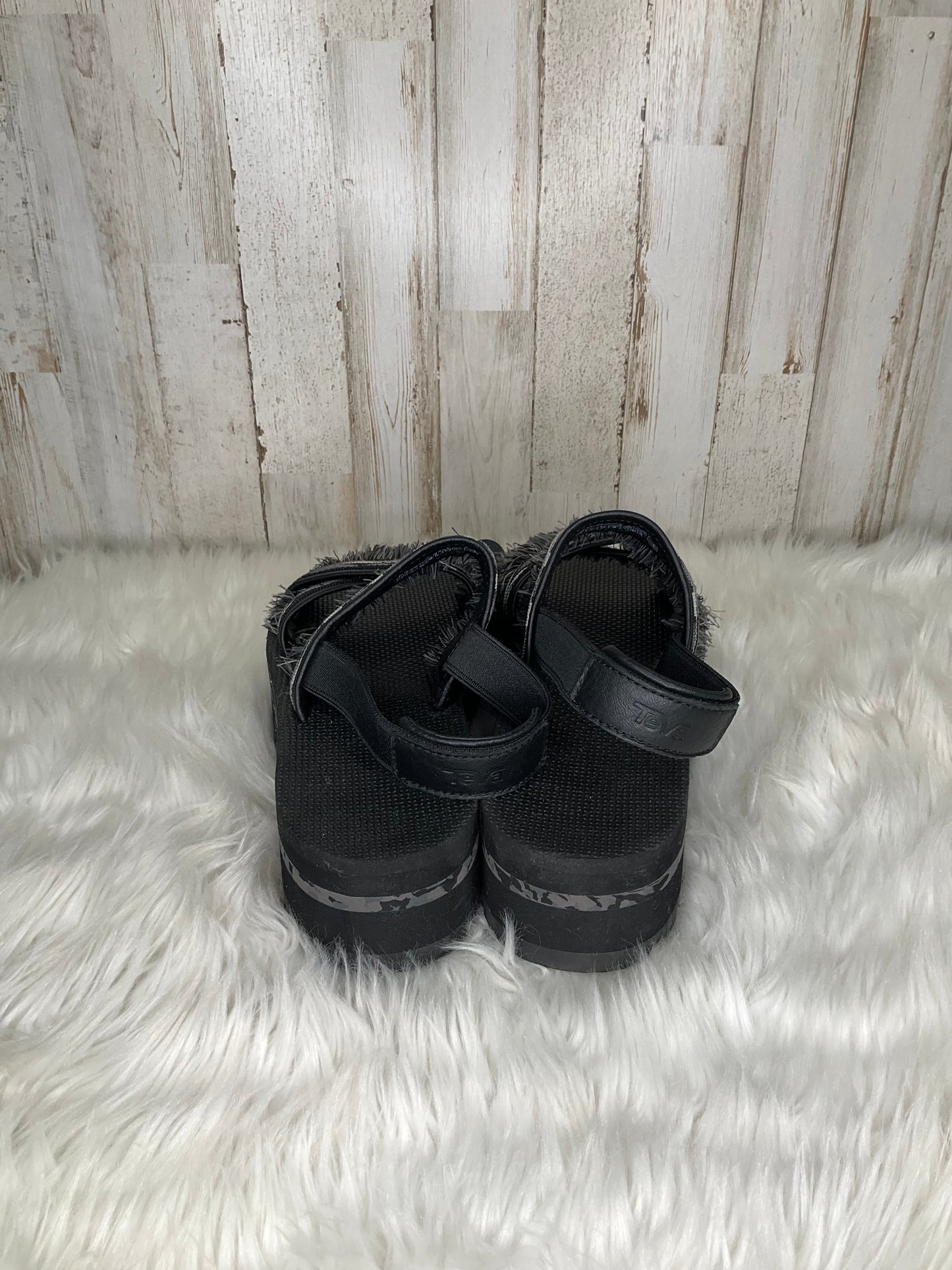 Black Sandals Sport Teva, Size 8