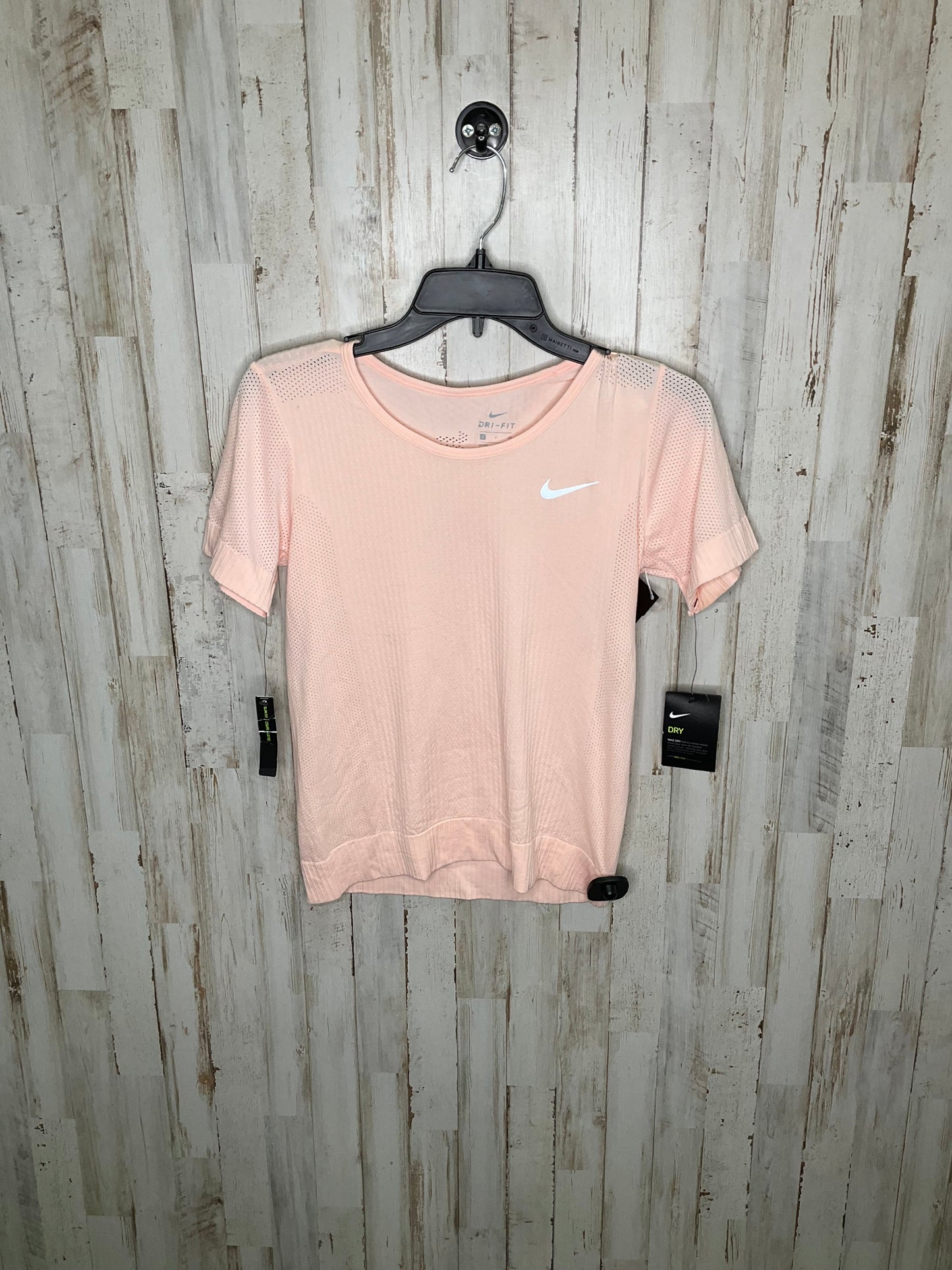 Peach Athletic Top Short Sleeve Nike, Size S