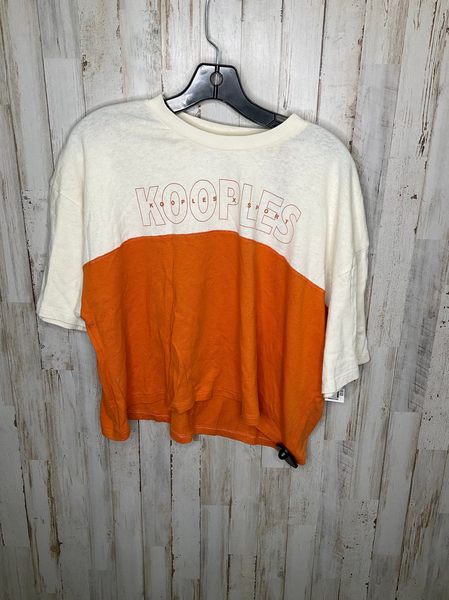 Orange Top Short Sleeve Cma, Size Xl