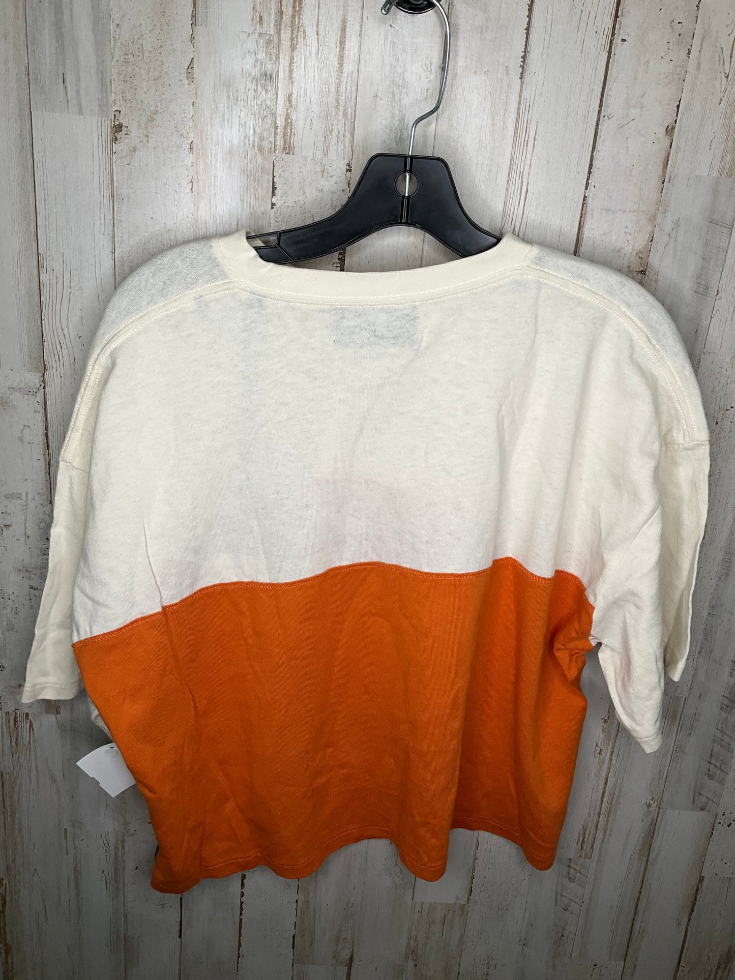 Orange Top Short Sleeve Cma, Size Xl