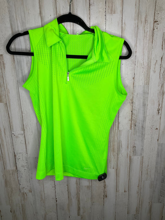 Athletic Tank Top By Nike In Green, Size: S