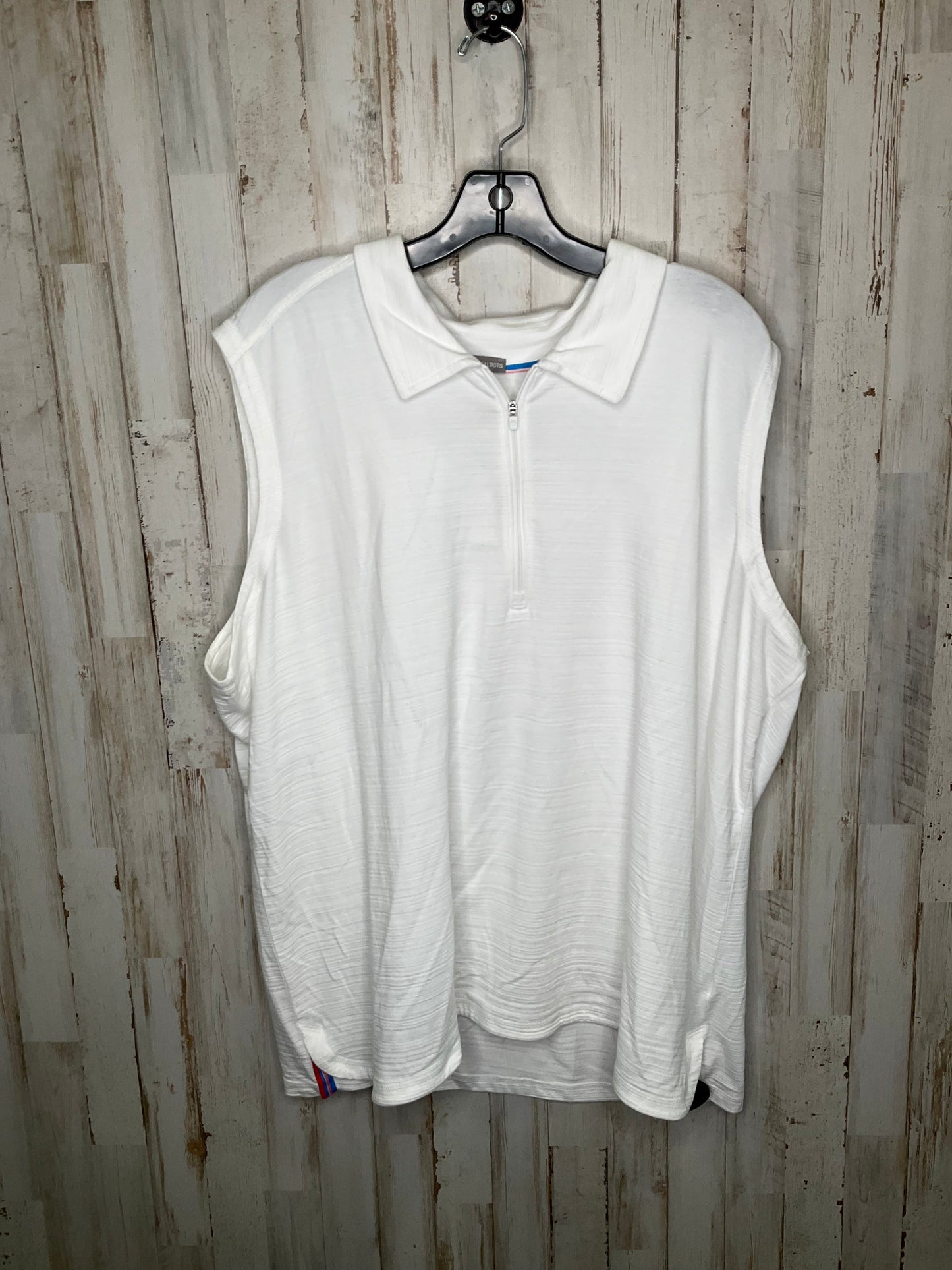 White Top Sleeveless Talbots, Size 3x