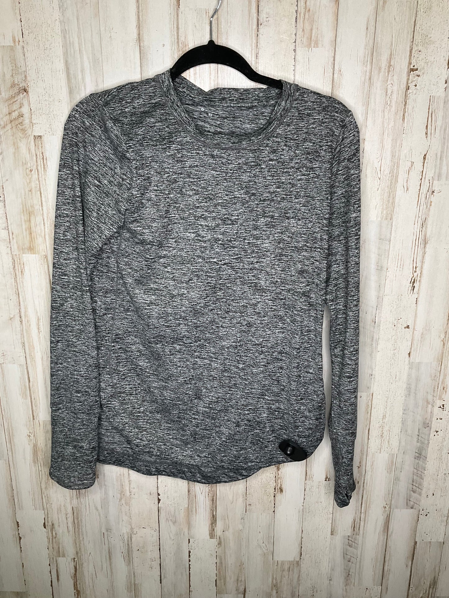 Athletic Top Long Sleeve Crewneck By Athleta In Grey, Size: Xs