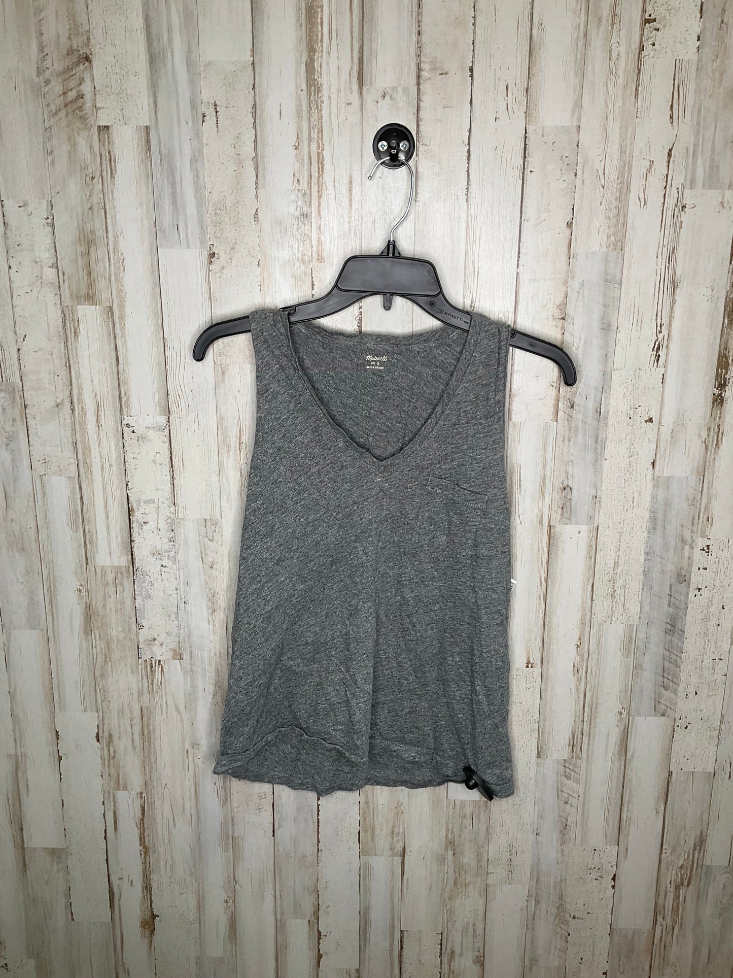 Grey Top Sleeveless Madewell, Size S