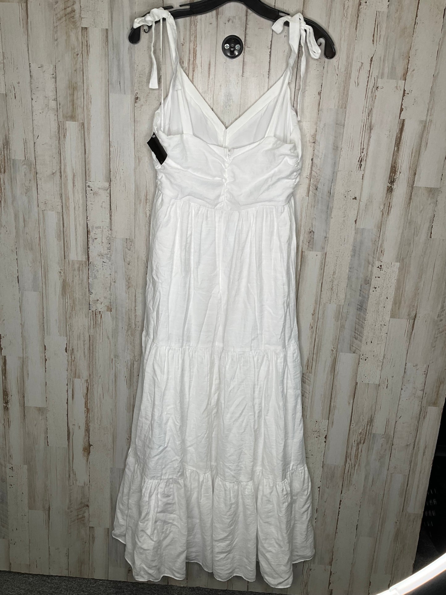White Dress Casual Maxi Express, Size S
