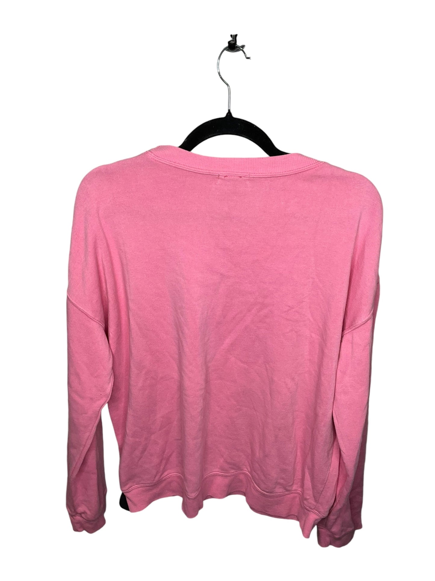 Sweatshirt Crewneck By Clothes Mentor In Pink, Size: S