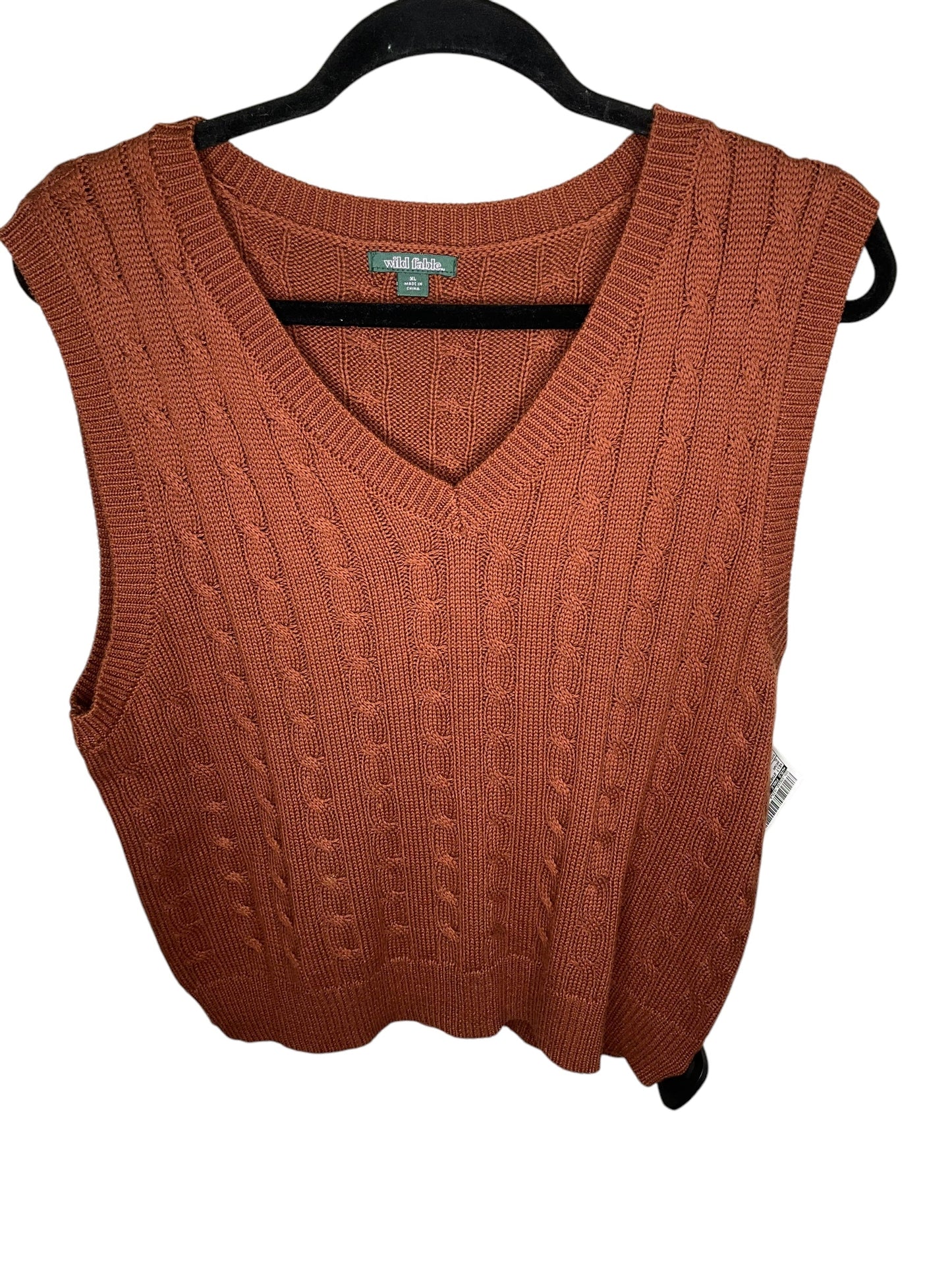 Vest Other By Wild Fable In Brown, Size: Xl