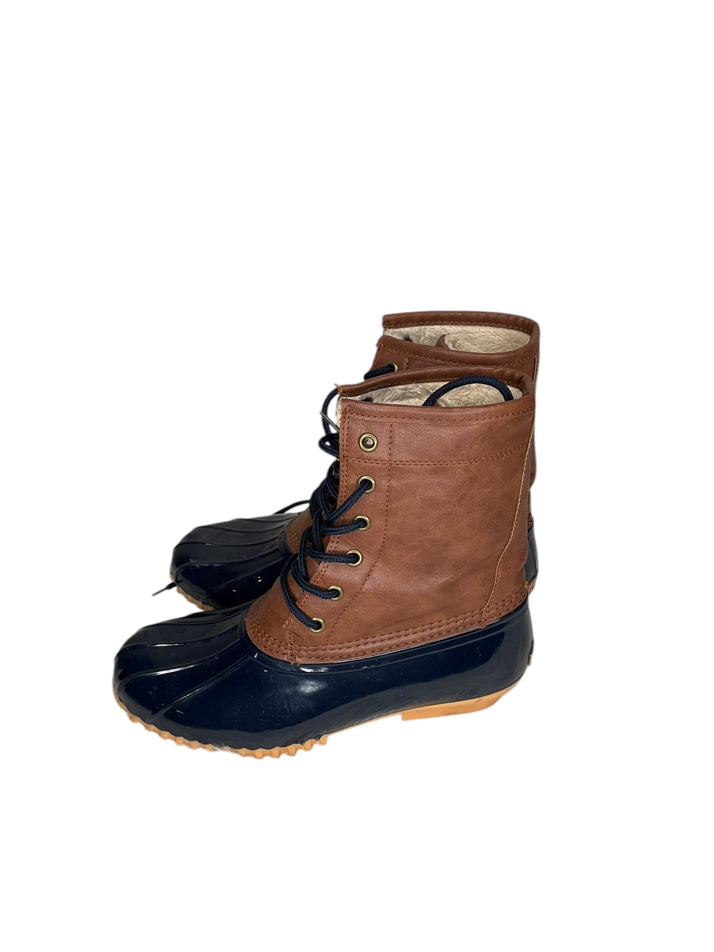 Boots Snow By Sporto In Brown, Size: 7