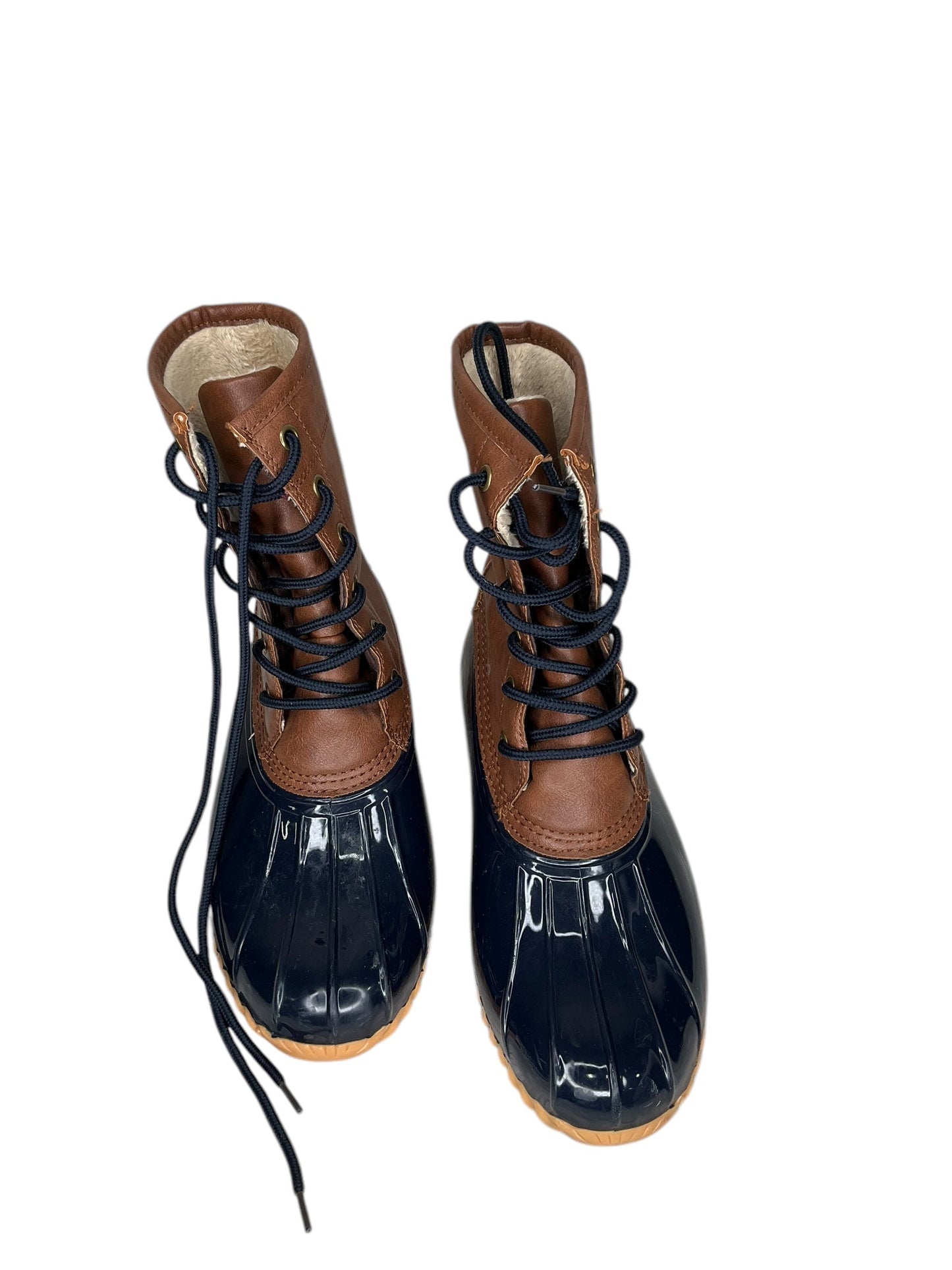 Boots Snow By Sporto In Brown, Size: 7