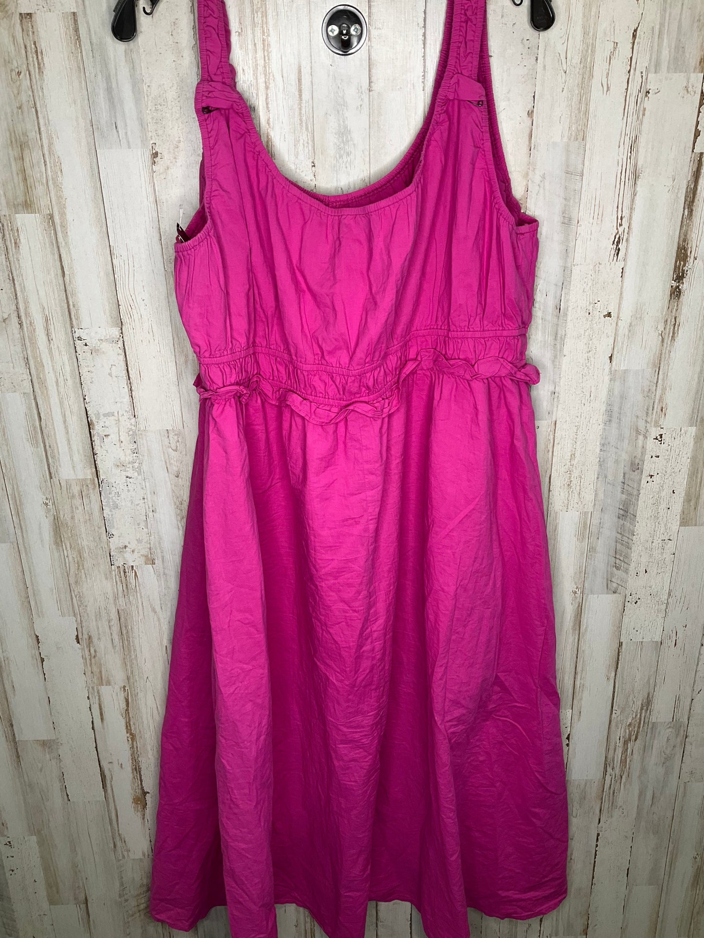 Pink Dress Casual Midi Altard State, Size 8