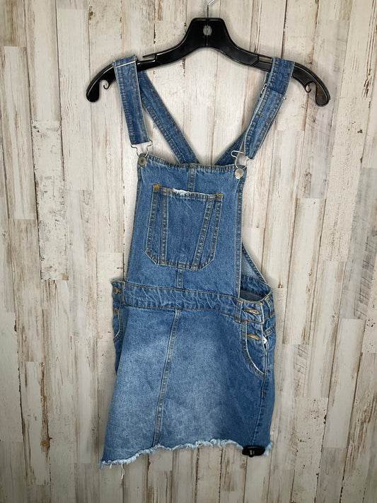 Blue Overalls Love Tree, Size M