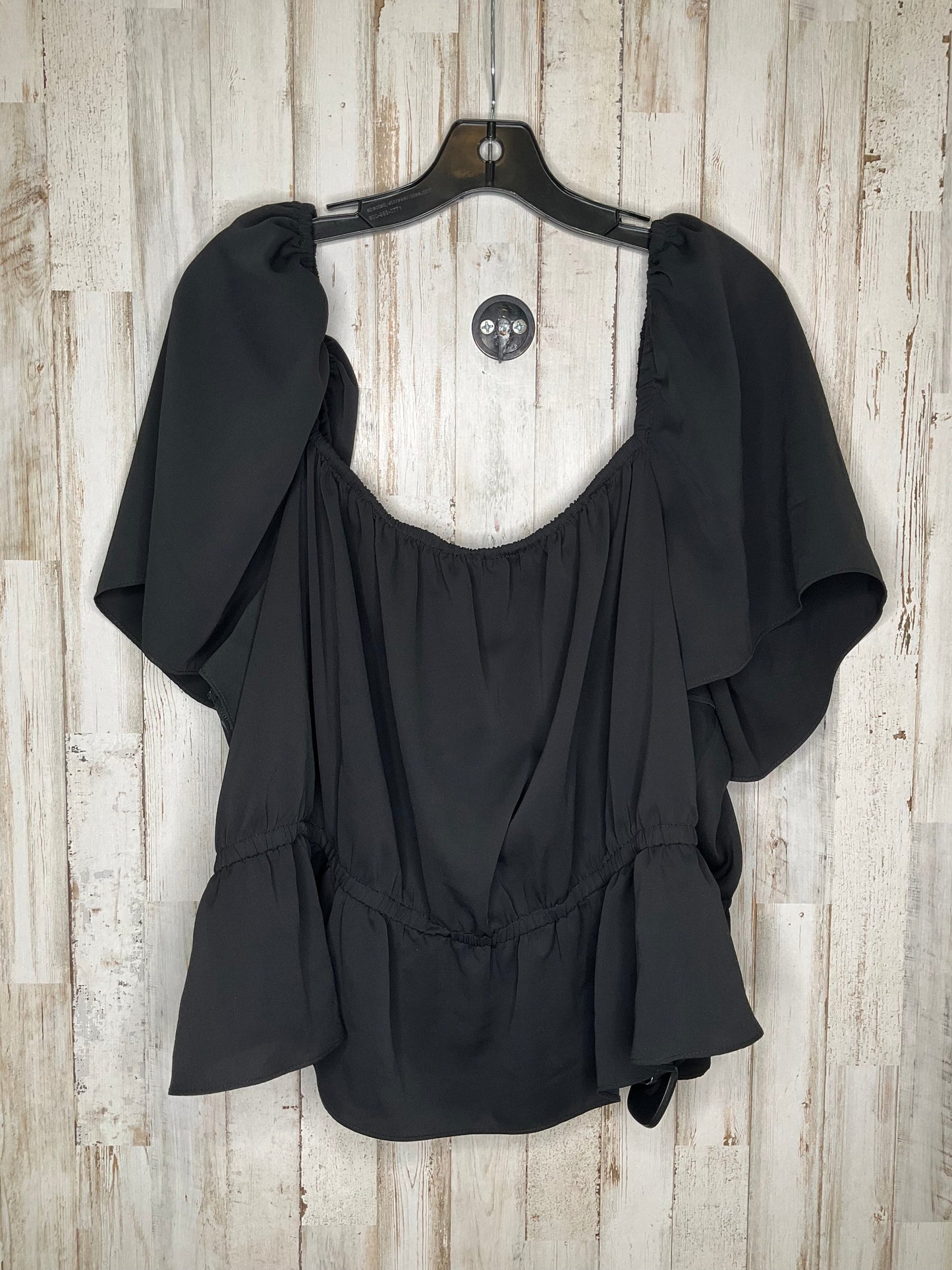 Black Top Short Sleeve Eloquii, Size 26