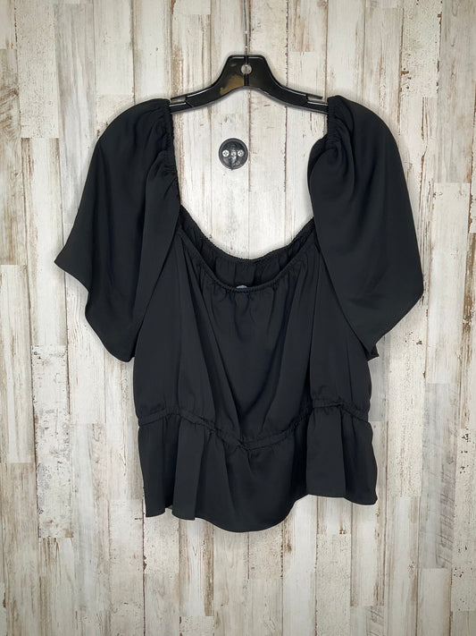 Black Top Short Sleeve Eloquii, Size 26