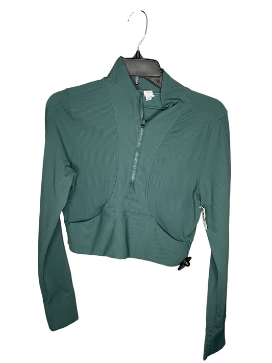 Athletic Jacket By 90 Degrees By Reflex In Green, Size: L