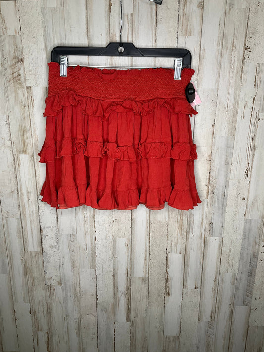 Skirt Mini & Short By Altard State In Red, Size: L