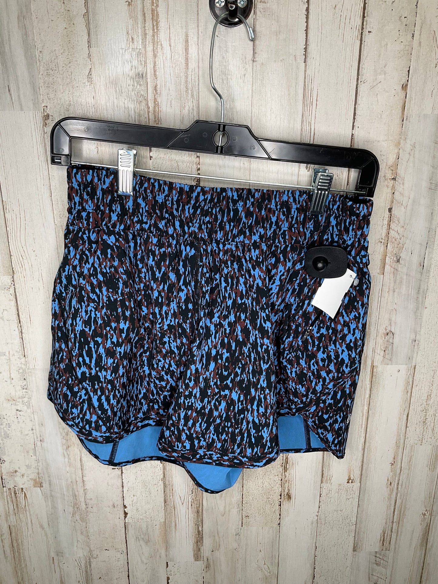 Blue & Brown Athletic Shorts Lululemon, Size 8