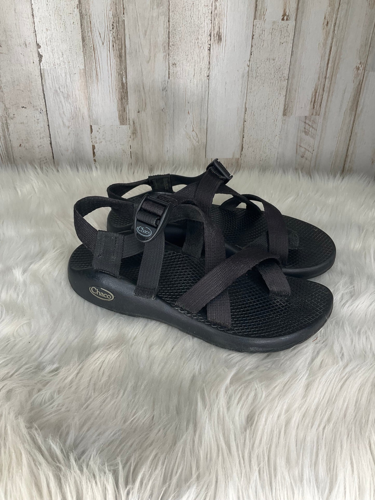 Black Sandals Sport Chacos, Size 7
