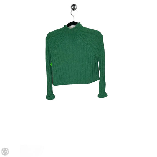 Sweater By American Eagle In Green, Size: Xs