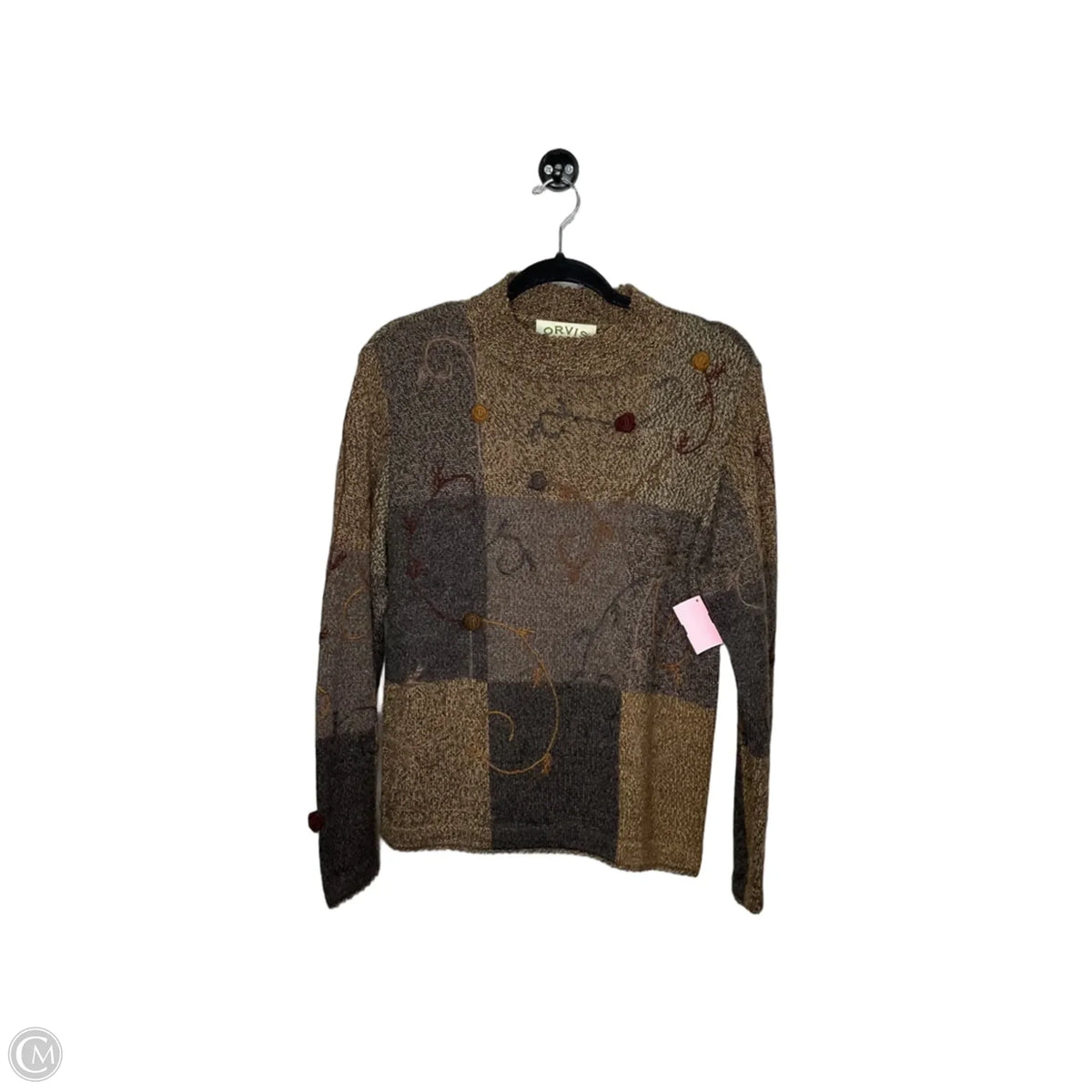 Sweater By Orvis In Brown, Size: M