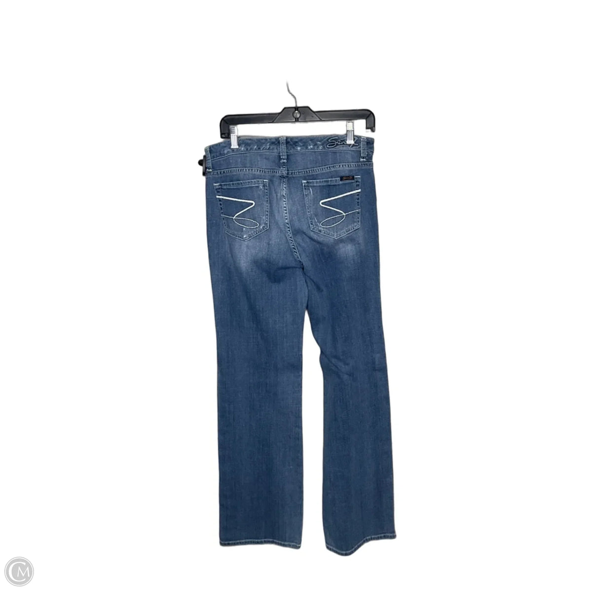 Jeans Flared By Seven 7 In Blue, Size: 10