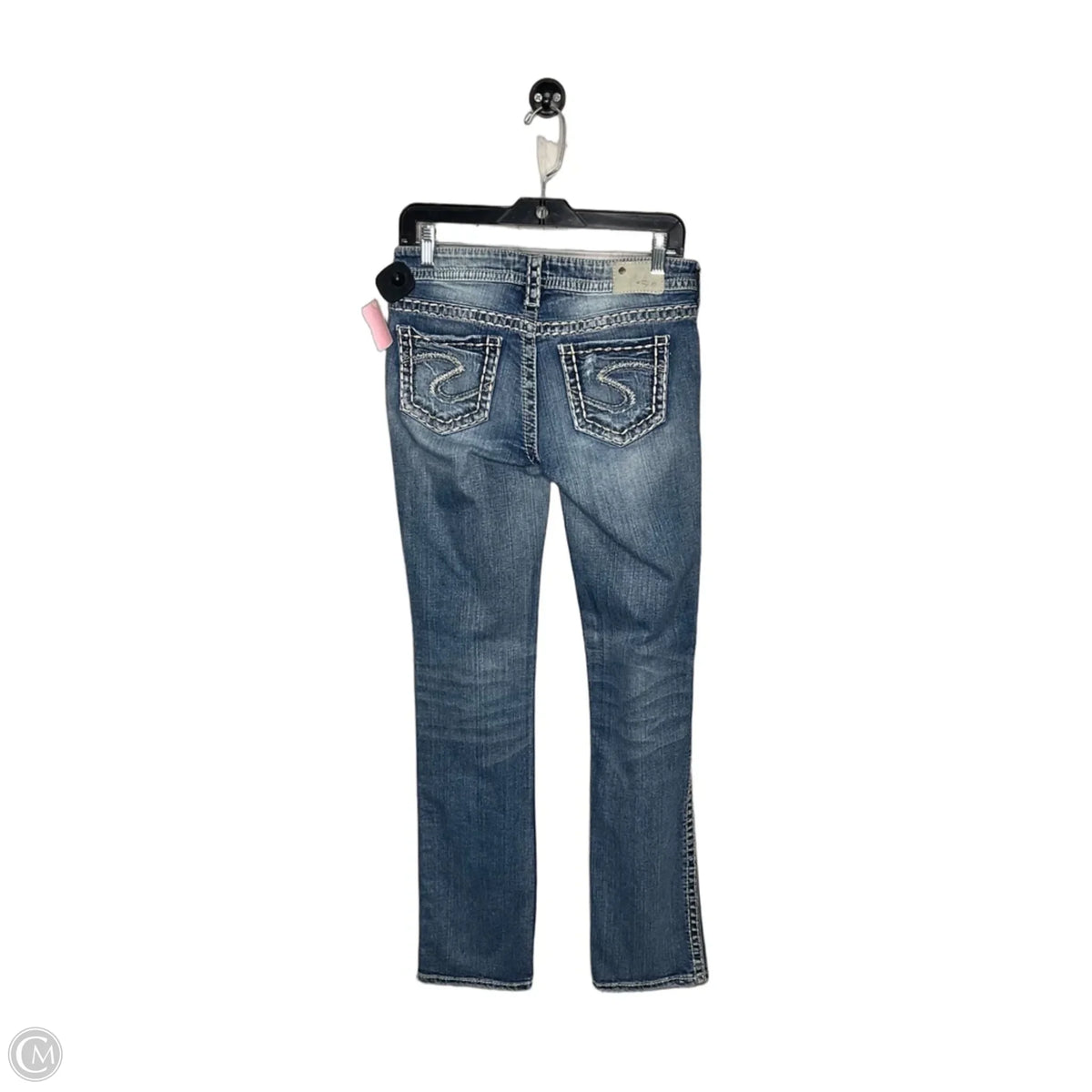 Jeans Straight By Silver In Blue Denim, Size: 8