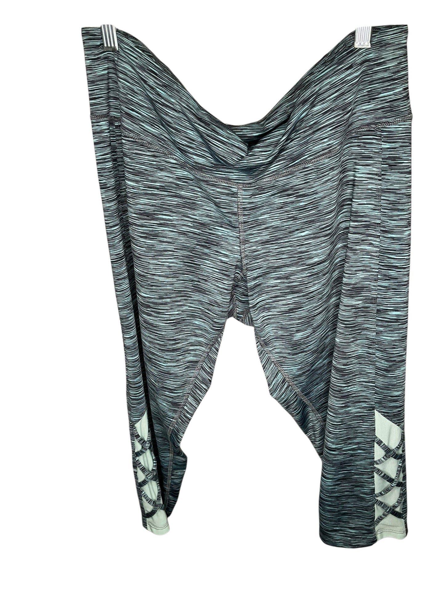 Athletic Leggings By Champion In Blue, Size: Xxl