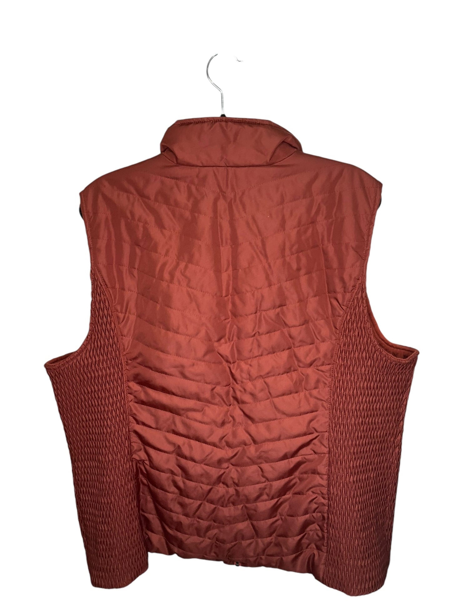 Vest Puffer & Quilted By Cj Banks In Red, Size: 3x