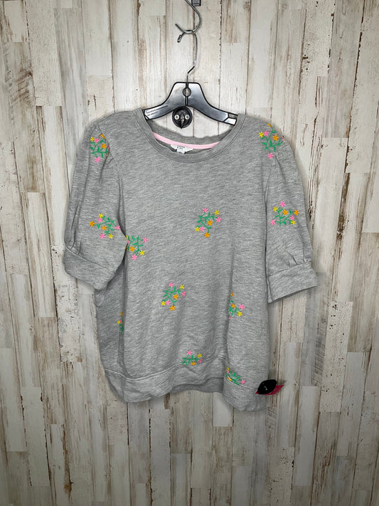 Top Short Sleeve By Crown And Ivy In Grey, Size: 9.5