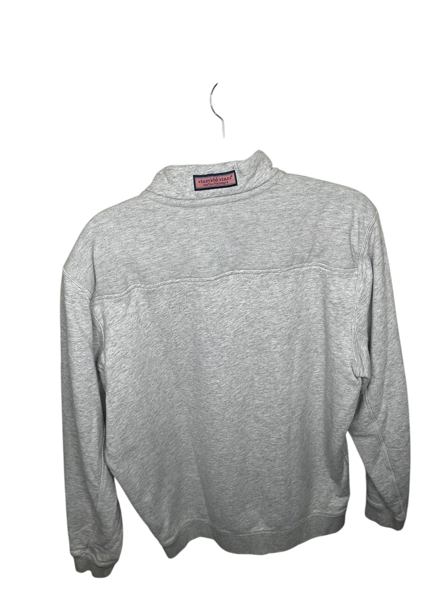 Sweatshirt Collar By Vineyard Vines In Grey, Size: S