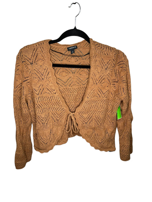 Sweater By Torrid In Brown, Size: 0