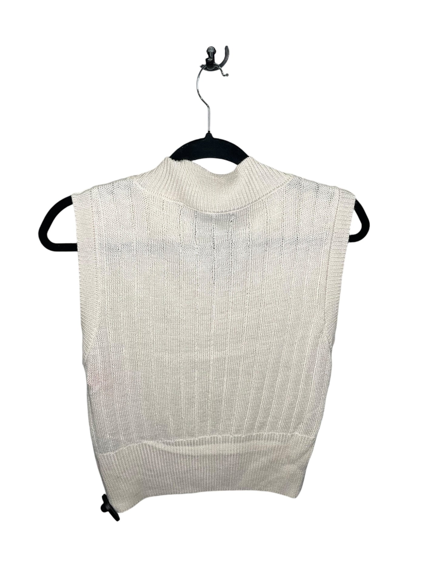 Vest Fleece By Cmb In Cream, Size: Xs