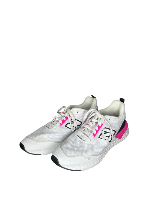 Shoes Athletic By New Balance In Pink & White, Size: 9