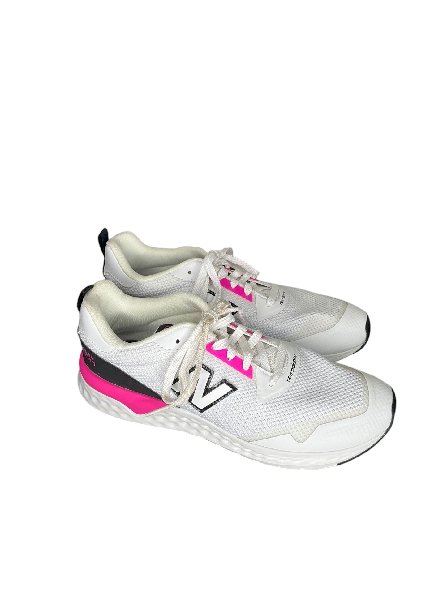 Shoes Athletic By New Balance In Pink & White, Size: 9